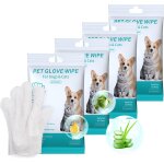 Jgd - [4 packs de 24 lingettes] lingettes gant de toilette pour animaux - lingettes nettoyantes jetables ...