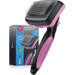 Jgd - brosse autonettoyante 2. 0 pour grands chiens et chats a poils longs, peigne d�m�lante anti - n?uds ...