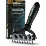 Jgd - brosse chiens & chats a poil long, peigne d�m�lage professionnel, elimine poils morts, sous poil ...