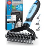 Jgd - brosse chiens & chats a poil long, peigne d�m�lage professionnel, pour sous poil et n?uds, etrille ...
