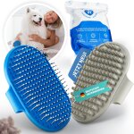 Jgd - brosse pour chien a poils courts (lot de 2) ¿ etrille de qualit� sup�rieure pour sous - poil et ...