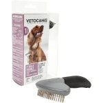 Jgd - - brosse etrille double pour le toilettage du chien - accessoire avec 18 dents - hygi�ne et sant� ...