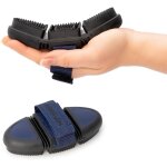 Jgd - careflex etrille a poils courts pour chien pour un soin doux du pelage de votre chien (petite etrille, ...