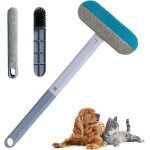 Jgd - enl�ve - poils d'animaux 3 en 1 set de brosses a peluches, brosse multifonction a long manche pour ...