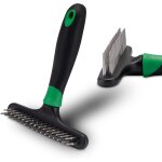 Jgd - etrille d�m�lante pour chien et chat - brosse pour chien et chat - peigne pour chien et chat - ...