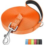 Jgd - longe pour chien, 3m 5m 10m 15m 20m 25m 30m 50m laisse de dressage, rembourr�e, durable et l�ger, ...