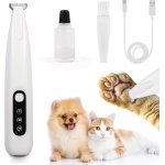 Jgd - pet paws tondeuse a cheveux avec lumi�re led ¿ tondeuse a barbe sans fil pour chiens et chats ...