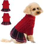 Jgd - pet pull hiver, v�tements confortables pour chien et chat, manteau veste gilet en coton, costume ...