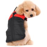 Jgd - petit manteau imperm�able pour chien veste d'hiver rembourr� matelass� doudoune pour chien pet ...
