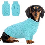 Jgd - pull pour teckel elastique et chaud - pull chien pour races moyennes comme jack russell et teckel, ...