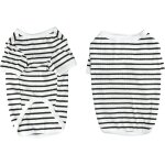 Jgd - t - shirt a rayures pour chien chemises pour chiens d'�t� t - shirt en coton doux et respirant, ...