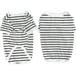 Jgd - t - shirt a rayures pour chien chemises pour chiens d'�t� t - shirt en coton doux et respirant, ...