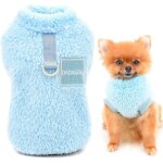 Jgd - smalllee lucky store pull en polaire sherpa pour animal domestique col roul� pull avec anneau en ...