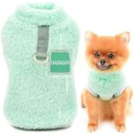 Jgd - smalllee lucky store pull en polaire sherpa pour animal domestique col roul� pull avec anneau en ...