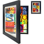 Johnhold cadre photo interchangeable pour enfants, cadre photo magntique flip top, cadre photo art pour ...