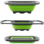 Johnhold passoire rtractable passoire pliable a poser au - dessus du lavabo pour fruits et lgumes, ...