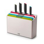 Joseph joseph folio? plus ensemble de 8 couteaux et planche a d�couper