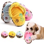 Jouets amusants pour animaux de compagnie pantoufles en peluche pied de poulet mordant chaussures en ...