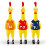 Jouet animaux jouet chien 36cm poisson crier poulet presser son produit chien jouets rtrcissant outil ...