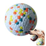Jouet pour animaux de compagnie boule colore lgre haute elasticit animal lancer jouet jouets volants ...