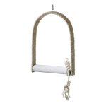 Jouet balan�oire pour oiseaux sisal xl 26x10x48 cm flamingo