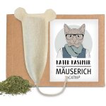 Jouet pour chat en forme de souris, taille xl, coussin d'herbe a chat sche