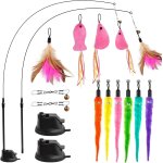 Jouets chat, jouet pour chat interactif kit, jouet plume chat, ventouse jouet pour, chat jeu pour chaton ... Jouets chat, jouet pour chat interactif kit, jouet plume chat, ventouse jouet pour, chat jeu pour chaton ...