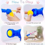 Jouets pour chat lanceur de balles, ensemble de lanceur jouets interactifs pour chat avec 100 peluche ... Jouets pour chat lanceur de balles, ensemble de lanceur jouets interactifs pour chat avec 100 peluche ...