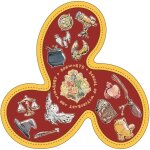 Jouet pour chien - cerd� - boomerang harry potter - multicolore - plastique