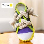 Jouets pour chiens, chaussures pour animaux de compagnie, pantoufles en corde de coton, jouets de fabrication ... Jouets pour chiens, chaussures pour animaux de compagnie, pantoufles en corde de coton, jouets de fabrication ...