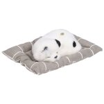 Jouet pour chien endormi avec coussin en tissu, jouet en peluche pour petit chien, ornement dalmatien ... Jouet pour chien endormi avec coussin en tissu, jouet en peluche pour petit chien, ornement dalmatien ...
