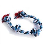Jouets en corde pour chiens grands et forts, jouet a mcher durable, 5 noeuds de corde pour une mastication ...