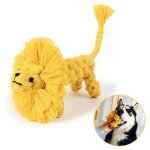 Jouet en corde de coton model en forme de lion, tissage manuel, 15. 5cm, pour chien de compagnie, multi ...