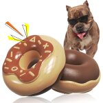 Jouets a couinement donuts pour chiensjouets a mcher pour chiens en forme de donutavec un arme ...