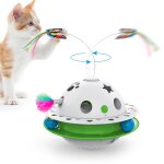 Jouets electriques interactifs automatiques pour chat, mouvement de plaque, souris sous couverture, plume ...
