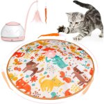 Jouets electriques interactifs automatiques pour chats, mouvement de plaque, souris sous couverture, ...