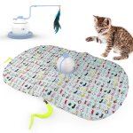 Jouets electriques interactifs automatiques pour chats, mouvement de plaque, souris sous couverture, ...