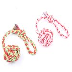 Jouet en forme de chien chien corde en coton boule a noeuds dents de meulage odontoprisis jouets d'animaux ...