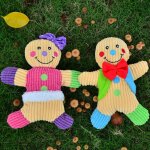 Jouet de no�l en forme de gros pain d'�pices pour homme, peluche sonore, anti - morsure, chien interactif, ...