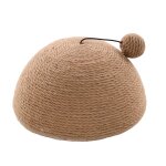 Jouet a griffer pour chat 14 x 26 cm coupole en jute avec balle sonore