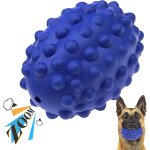 Jouet indestructible pour chien, jouet couineur en caoutchouc naturel non toxique, brosse a dents robuste ...
