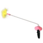 Jouets interactifs pour chats, collier auto - excitant, jouets de cou, robinet a pieds de printemps pour ...