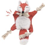 Jouets a mcher en corde de coton matriel cratif en forme de renard, jouet interactif pour animal de ...