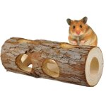 Jouet a m�cher en forme d'animaux en bois tube d'exercice pour lapin furet hamster cochon d'inde hamster ...