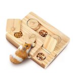 Jouets de recherche de nourriture pour cochon d'inde 6 en 1 jouets en bois pour cochon d'inde jouets ...