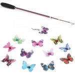 Jouets de papillons pour chats - 13 pièces rétractable canne a peche jouet, bâtons de baguette avec 9 ... Jouets de papillons pour chats - 13 pièces rétractable canne a peche jouet, bâtons de baguette avec 9 ...