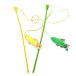 Jouets en peluche pour chat, 2 pièces, poisson de dessin animé mignon, bâton interactif, fournitures ... Jouets en peluche pour chat, 2 pièces, poisson de dessin animé mignon, bâton interactif, fournitures ...