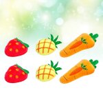 Jouets en peluche pour chat, cataire herbe - aux - chats, fruits, chaton, mastication, animal de compagnie, ...