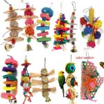 Jouet perroquets balanoire support perroquet cage pour animaux de compagnie gris africain vogel balanoire ...