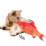 Jouets de simulation electrique dr�le de poisson pour chat, oreiller en peluche douce, poup�e en peluche, ...